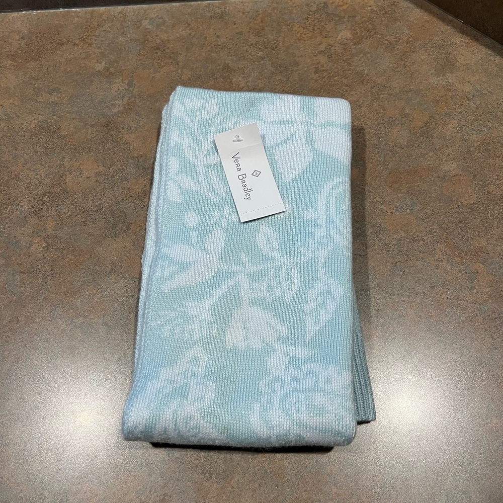 Vera Bradley Knit Scarf, Eden Paisley Mint
